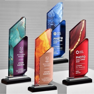 Trofeo de Espejo de Cristal UV, Premios de Oro y Plata para Empleados Destacados, Campeón de Empresa, Competencia de Recuerdo, Las Mejores Medallas, 1, 2, 2 - Product Image 2