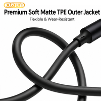 Kabel Pengisian Cepat XTAURI 3A untuk Tablet Kindle Fire & E-Reader - Kabel Adaptor USB-A/USB-C/Micro-USB Berbahan Nilon Kepang 6 Kaki