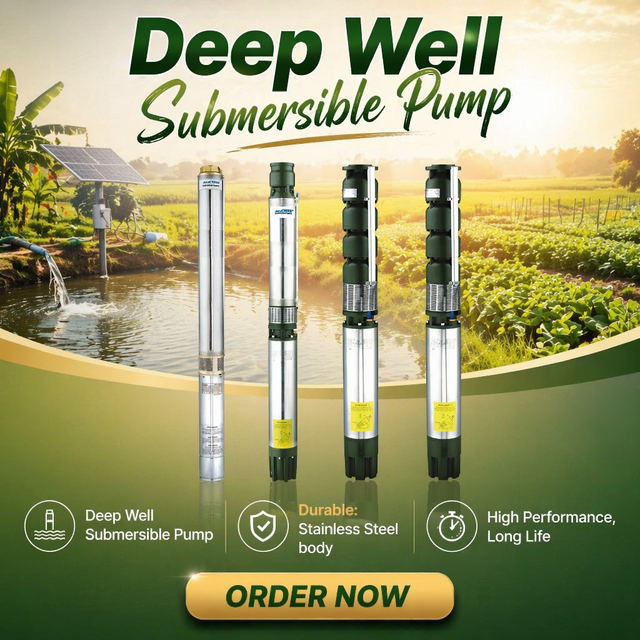 Factory Supply Cheap Vertical Deep Well Pump Motor Driven Submersible Borehole Water Centrifugal Pump