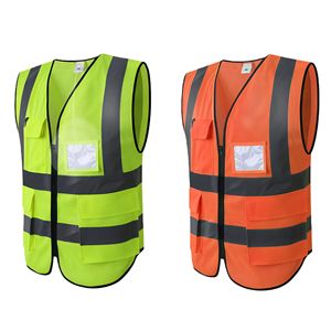 سترة أمان عاكسة عالية الوضوح قابلة للتنفس، سترة عاكسة شبكية مناسبة للطقس الحار - Product Image 2