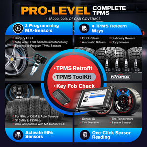 Herramienta de Diagnóstico Automotriz MaxiTPMS TS900, Escáner OBD2, Programador Universal de Sensores TPMS, Herramienta Profesional de Diagnóstico - Product Image 4