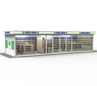 Kiosque de magasin de conteneur de magasin pratique préfabriqué