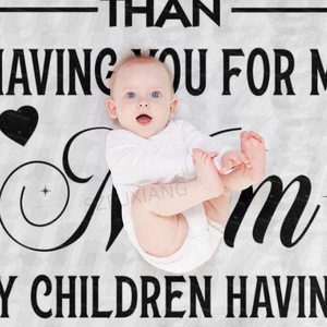 La seule chose qui soit meilleure que d'avoir ton père ou ta mère pour ma maman, c'est que mes enfants aient ton père ou ta mère pour leur grand-mère. Cadeau de fête des mères, couverture avec lettre. - Product Image 6
