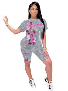 Traje <span class=keywords><strong>de</strong></span> impresión informal <span class=keywords><strong>de</strong></span> moda para <span class=keywords><strong>mujer</strong></span> europea americana 8002 para suministro directo <span class=keywords><strong>de</strong></span> <span class=keywords><strong>Amazon</strong></span> conjunto <span class=keywords><strong>de</strong></span> dos piezas <span class=keywords><strong>de</strong></span> verano - Product Image 6