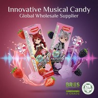 Eco Lichtgewicht Audio Rod Sparkle Diamond Suikervrije Harde Lollipop Beengeleidingsspeelbare Gemengde Bessen Snoepjes Klaslokaal Beloning