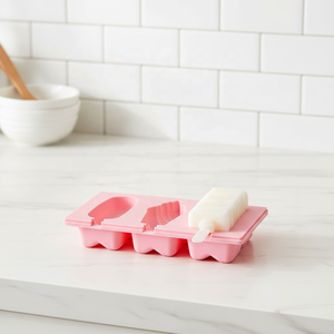 Moule à <span class=keywords><strong>glace</strong></span> en silicone réutilisable pour animaux de dessin animé et fruits, écologique, avec cône, pour un usage facile comme plateau à bâtonnets glacés - Product Image 2