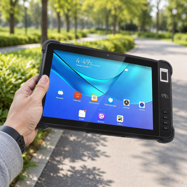 10.1" Industrial Rugged Android Tablet PDA IP67 6GB+128GB 10000mAh with 2D Barcode Scanner RFID for Warehouse Field Work