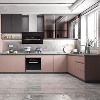 Meubles de cuisine modernes en bois massif, armoires de rangement de style Shaker, fabricant, vente en gros, meubles sur mesure, directement de l'usine, OEM