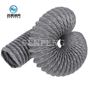 <span class=keywords><strong>Conduit</strong></span> d'<span class=keywords><strong>air</strong></span> flexible en PVC ignifuge et résistant aux flammes, portable, très vendu, 10 mètres, 100 <span class=keywords><strong>mm</strong></span> - Product Image 4