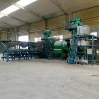 Machine compacte de fabrication d'engrais en vrac, ligne de production d'engrais mélangés