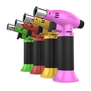 Custom Logo Triple Flames Slant <b>Torch</b> <b>Lighter</b> Windproof Economical for Bulk Wholesale - Product Image 4