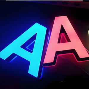 Production rapide de panneaux LED 3D, lettres rétroéclairées personnalisées, service de conception gratuit pendant 12 heures, livraison <span class=keywords><strong>express</strong></span> vers les États-Unis, le Royaume-Uni et l'Australie - Product Image 2