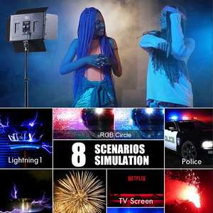 ZSYB Le <span class=keywords><strong>plus</strong></span> populaire Dimmable Rechargeable 35 watts a mené des lumières photographiques vidéo de panneau pour YouTube <span class=keywords><strong>Tiktok</strong></span> - Product Image 4