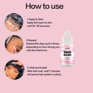 Vente chaude Colle capillaire liquide à tenue forte, imperméable, naturelle, à base de plantes, en PU, format voyage, marque privée, outil pour extensions de cheveux en dentelle - Product Image 5