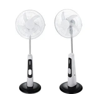 rechargeable fan with batteries air cooling fan 18 inch pedestal stand fan