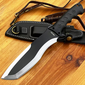 Cuchillo de Combate Personalizable para Infantería, Alta Calidad, Acero Inoxidable G10, Punta Caída, para Camping al Aire Libre, con Funda, Uso Diario, Grado DIY - Product Image 5