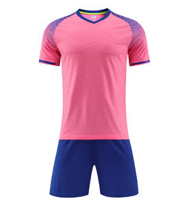 Envío <span class=keywords><strong>Gratis</strong></span> Transpirable Manga Corta Color Rojo Blanco Uniforme de Fútbol Camisetas de Fútbol para Verano - Product Image 4