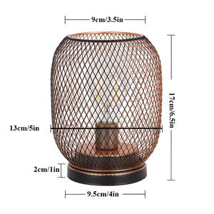 2024 Industriële Kooi Batterij Lamp <span class=keywords><strong>Edison</strong></span> Lamp Binnen Nacht Tafellamp Beste Kerstcadeau Voor Binnen Balkon - Product Image 4