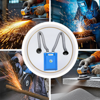 Filtre à air haute efficacité certifié CE Nouvel extracteur de fumée de soudage à double bras avec bras d'aspiration flexibles à 360 ° pour le soudage