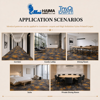 Moquette Axminster en rouleau pour les sols des halls d'hôtel, des salles de banquet et des salles de conférence