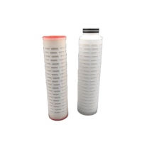 Cartouche filtrante à sédiments plissée universelle en PP de 10 pouces, compatible avec les embouts 222/226/DOE, filtre à eau, purificateur