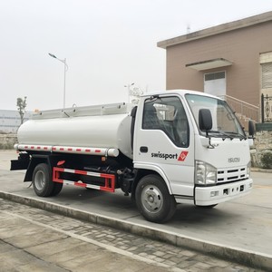 รถบรรทุกน้ำมัน ISUZU 4x2 ขนาด 5000 ลิตร พร้อมปั๊มและหัวจ่ายสำหรับเติมน้ำมัน - Product Image 4