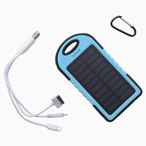 Chargeur solaire portable compact 4000 mAh, <span class=keywords><strong>batterie</strong></span> <span class=keywords><strong>externe</strong></span> avec panneau solaire pour la recharge d'urgence - Product Image 2