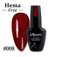 Mixcoco Vente en gros Usine 15ml 300 Couleurs Ongles Couleur Oem Gel Logo Personnalisé Marque Privée Vernis À Ongles Uv Gel Ongles Salon