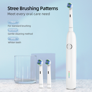 للبيع بالجملة من الشركة المصنعة فرشاة أسنان كهربائية عالية الجودة مقاومة للماء IPX7 نظيفة ذكية دوارة للسفر فرشاة أسنان متذبذبة للفم ب - Product Image 3
