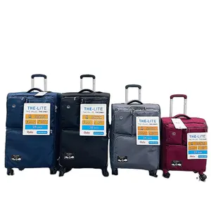 Lightweight Multi-functional Travel Luggage Waterproof Soft Luggage Spinner 360 Degree Wheel Luggage Set