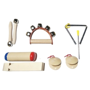 Wholesale Children Wooden Orff Percussion Instrument Set Multifunctional Rhythm Musical For Kindergarten <b>Music</b> Class Teaching - Product Image 4