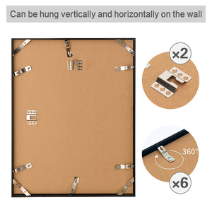 A4 <strong>Picture</strong> <strong>Frame</strong> Wall <strong>Gallery</strong> Aluminum Metal Photo <strong>Frames</strong> - Product Image 4