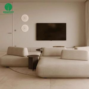 Moontree moderno minimalista Tofu densità di altezza Foma Canap comprimere eco-friendly convertibile appartamento Hotel soggiorno - Product Image 4