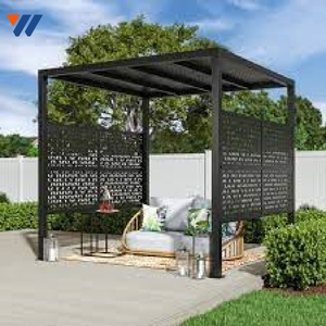 YW Hardware Privacy interno 3 pannello camera separatore a parete Free Standing esterno <span class=keywords><strong>giardino</strong></span> schermo divisore - Product Image 4