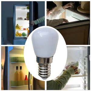 Ampoule <span class=keywords><strong>LED</strong></span> pour réfrigérateur, culot E14, petite vis, verre, économe en énergie, blanc laiteux, 2W, double température de couleur (3000K/6500K), usage résidentiel - Product Image 4