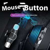 Manette de jeu mécanique en métal durable et populaire à quatre doigts pour PUBG, compatible main gauche et droite