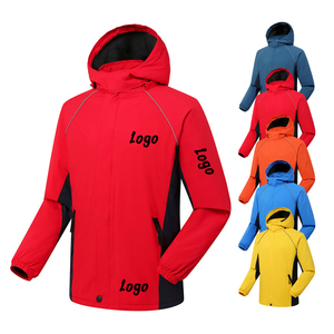 <b>Thin</b>-Thickness <b>Waterproof</b> Hooded Windproof Bomber <b>Jacket</b> Outdoor Sports Casual Zipper Closure Running Gym Fitness Climbing - Product Image 5