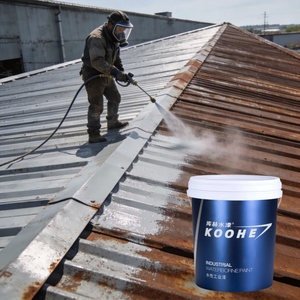 Çatı Kaplama Su Bazlı Akrilik Sıvı Kaplama Endüstriyel Isıya Dayanıklı Çevre Dostu Toz Geçirmez Sprey RAL Cihaz Boyası - Product Image 1