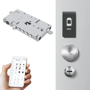 Hot sale home smart door safe lock keyless smart lock with bluetooth mobile app for front door