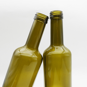 500ml cổ màu xanh lá cây Vòng llive chai dầu với nhôm nắp nhựa - Product Image 4