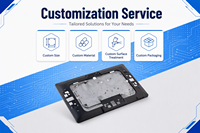 Châssis de dispositif électronique en aluminium moulé sous pression JinLi YZ004 ADC12 personnalisé, usinage CNC de précision, pièces directes d'usine OEM