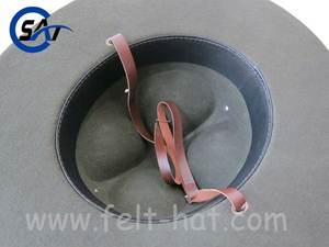 빈티지 100% 울 펠트 남자의 1910s 몬타나 피크 모자 - Product Image 6