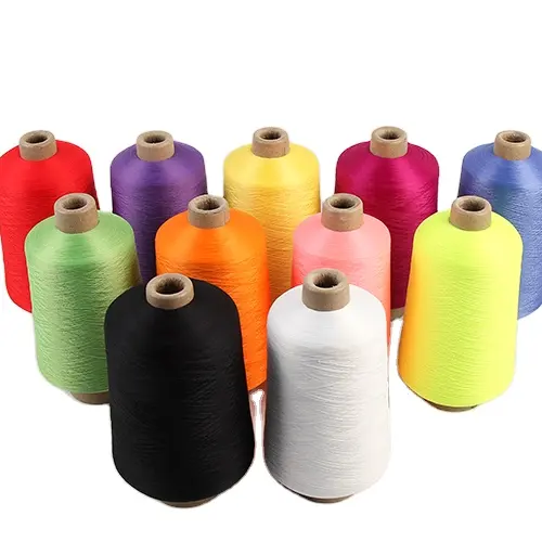 Hot Sale High Quality Nylon Color Stock Yarn Hank Dyed Nylon Color Nylon Twist TPM 80 yarns are used in textile industry