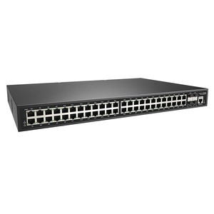 Switch Ethernet Administrado L2+ de 52 Puertos Gigabit, Full-Duplex y Half-Duplex, 48 Puertos RJ45 + 4 Ranuras para Fibra SFP - Product Image 1