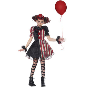 Costume da Clown per Feste di Carnevale e Halloween, Taglia S-XL, Abito per Cosplay Divertente - Product Image 4