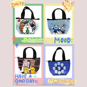 Sac fourre-tout <span class=keywords><strong>mini</strong></span> zippé personnalisé, écologique et réutilisable, prix usine, avec LOGO - Product Image 4