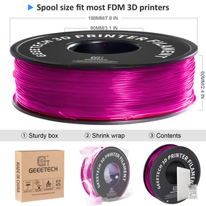 Filament <span class=keywords><strong>TPU</strong></span> <span class=keywords><strong>Geeetech</strong></span> EU CZ Warehouse 1,75 mm 1 kg pour imprimantes 3D FDM - Product Image 6