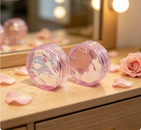 Étui compact pour coussin effet vague d'eau rond 12g pour fond de teint/crème BB/couvrant – Emballage cosmétique