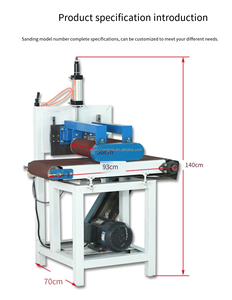 Woodworking Machinery Surface Double Roller <b>Drum</b> Sander Wide Belt Oscillating Spindle <b>Drum</b> Sander Single-Side Belt Sander - Product Image 6