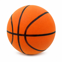 Ballon de Basket Silencieux Elite Taille 7 29.5" Mousse PU 340g Toucher Doux Entraînement Intérieur